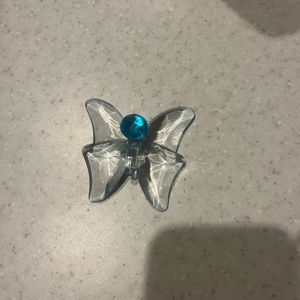 Plastic butterfly figurine